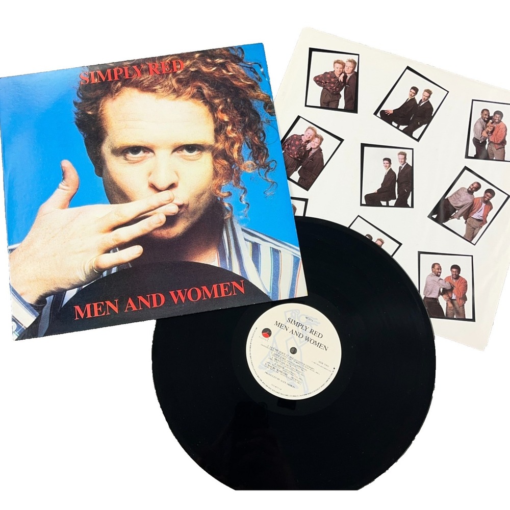 Simply Red Men And Women LP Vinyl Album 1987 Elektra E1-60727 Original US